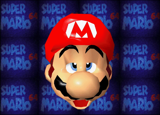 sm64 start screen demo